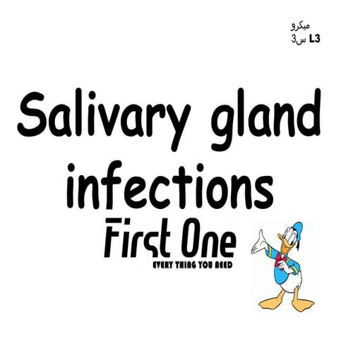 Salivary gland infections