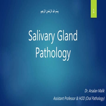 Salivary gland pathology 2