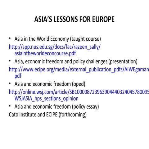 2012 Index of Economic Freedom | PPT