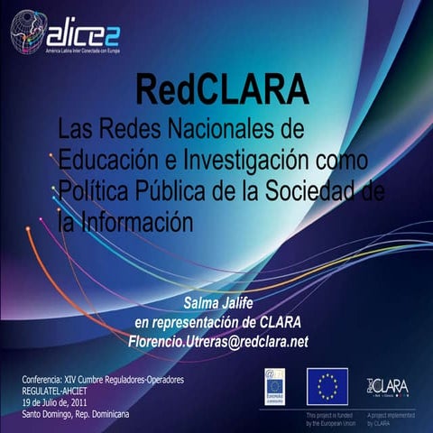 Presentación Salma Jalife | XIV CUMBRE REGULATEL-AHCIET