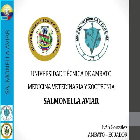 Salmonelosis Aviar, Gonzalez