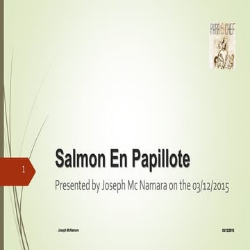 Salmon en papillote