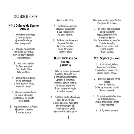 Salmos e hinos