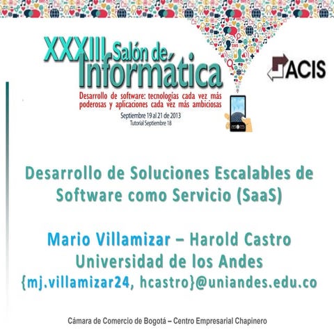 Desarrollo de Soluciones Escalables de Software como Servicio (SaaS)