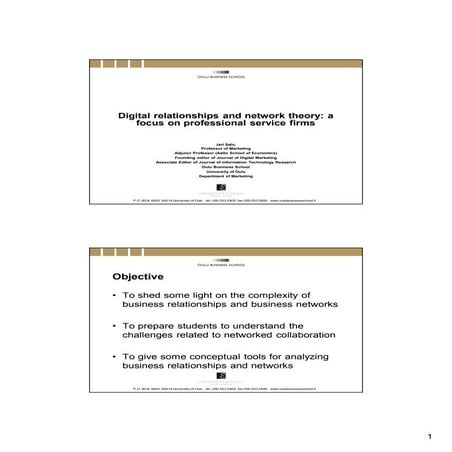 Salo 2013 visiting lecture_university of bergamo_digital relationships and networks 