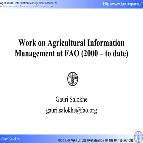 Keynote Presentation at MTSR07