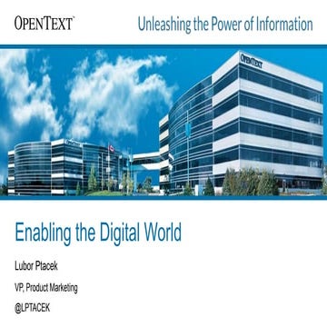 Enabling the Digital World