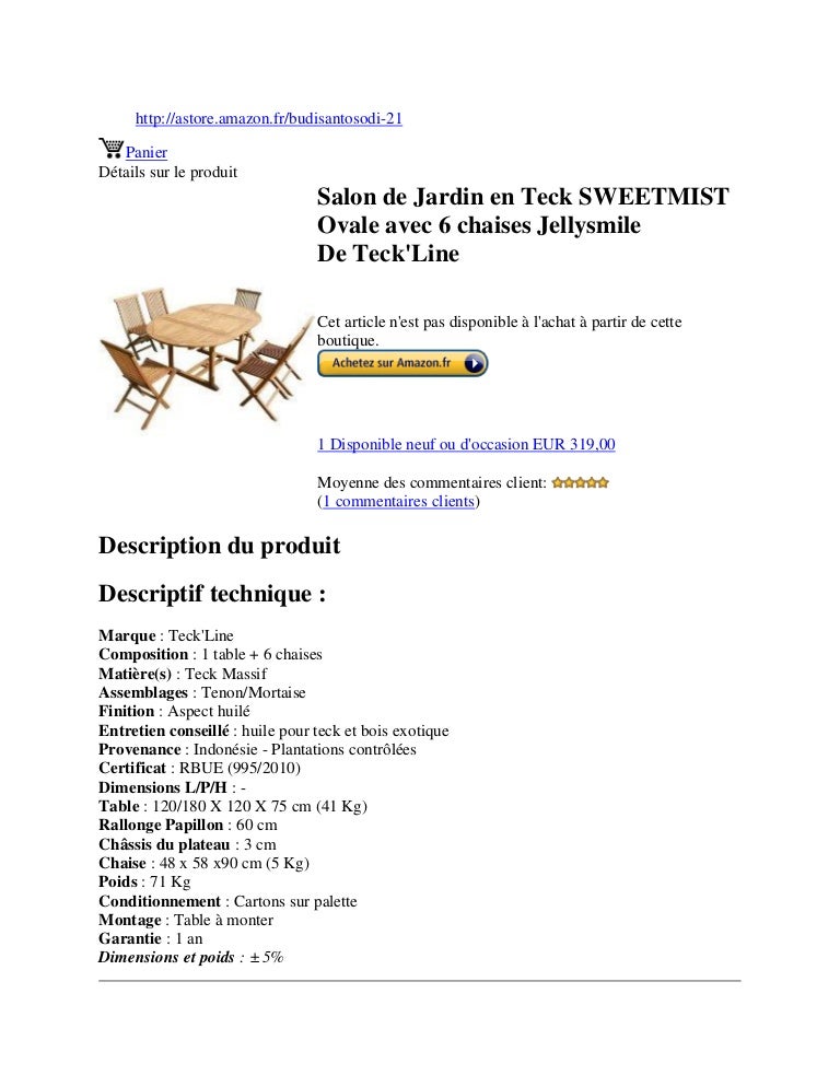 Salon de jardin en teck sweetmist ovale avec 6 chaises Broil master® barbecue grill à gaz bbqg06 de noir