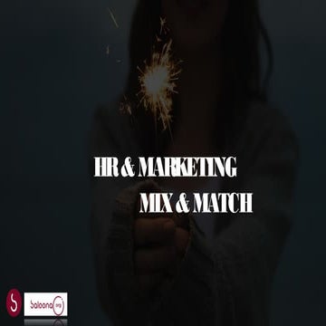 HR & MARKETING