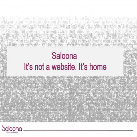 Saloona leading women website and bloggers platform in Israel