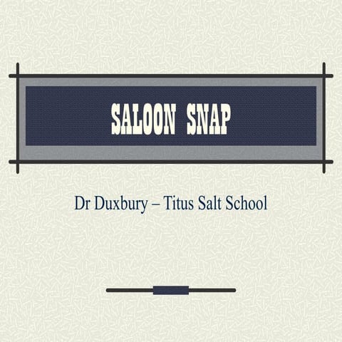 Saloon snap algebra