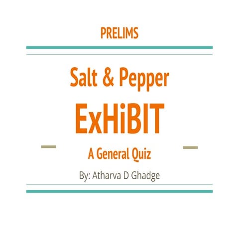 General Quiz 2018 IIT Roorkee Prelims