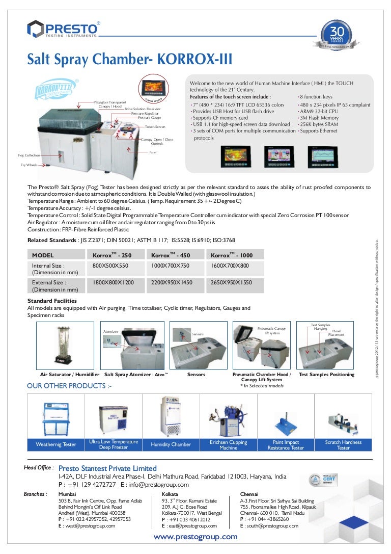 Salt Spray Chamber Salt Spray Chamber Manufacturers Salt Spray Test