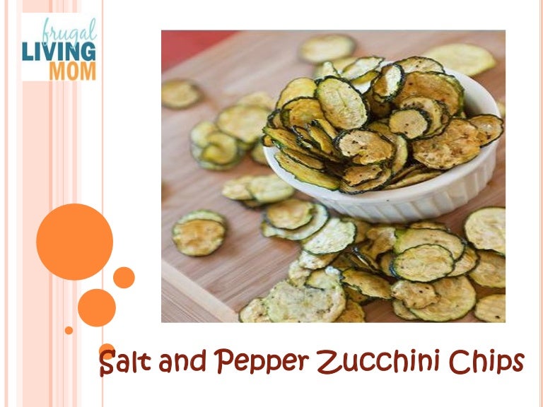 Salt and Pepper Zucchini Chips