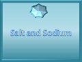 Saltand Sodium