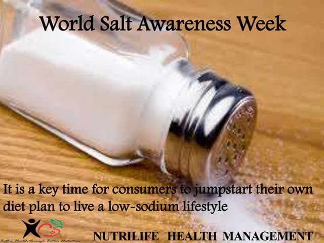 World Salt Awareness Week - Tips to reduce sodium