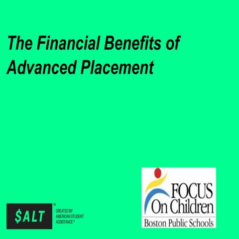 The Financial Benefits of Advanced Placement