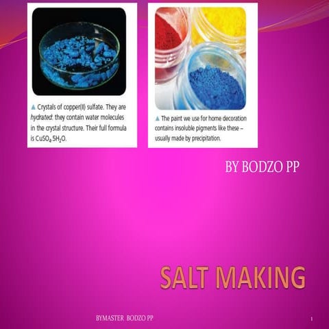 Salt making