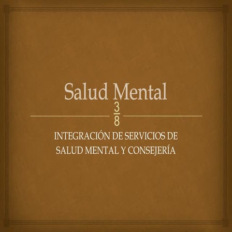 salud mental en los tiempos actules en nuestro pais