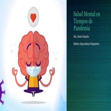Salud mental en tiempos de pandemia 