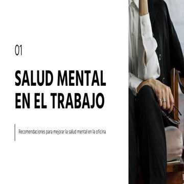 Salud mental en el trabajo | PDF
