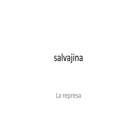 Salvajina