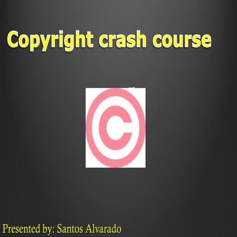 Revised copyright crash course