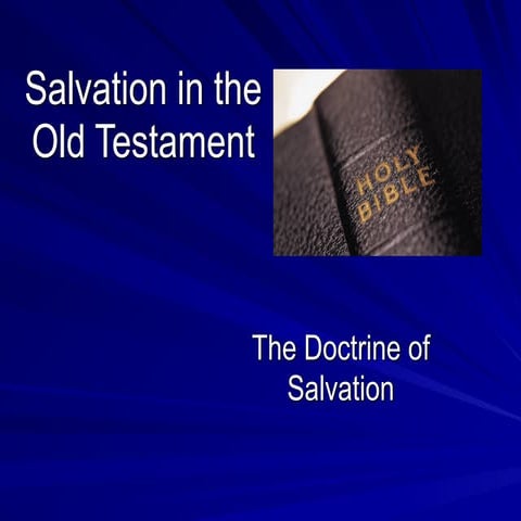 Salvation in the Old Testament