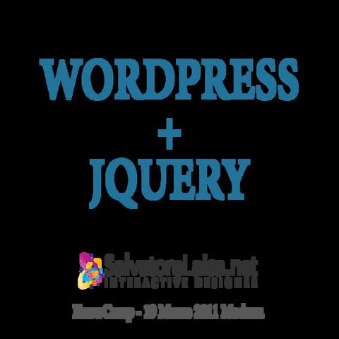 Salvatore Laisa, WordPress + JQuery