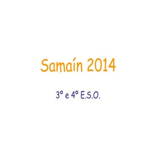 O Samaín en debuxos no CPI de Ponte...