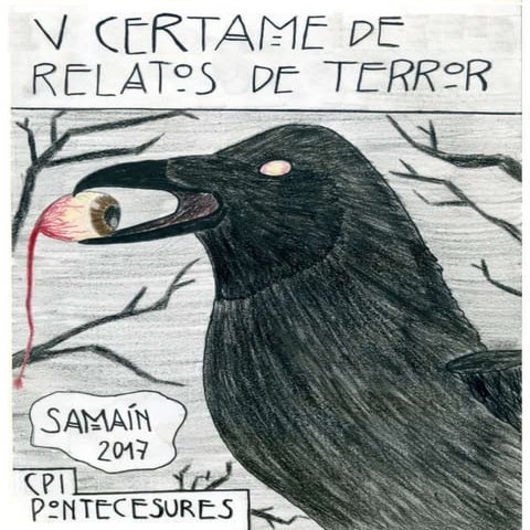  Cartel gañador do Samaín 2017 do CPI de Pontecesures