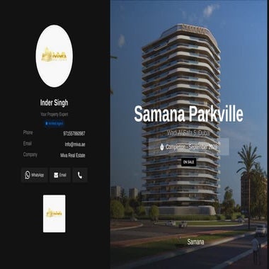 Modern & Stylish Living at Samana Parkville DLRC | PDF