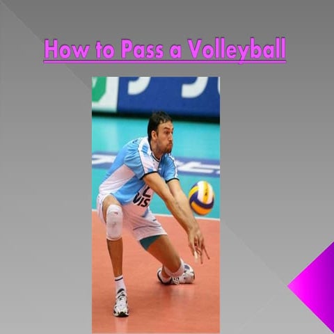 How to Pass in Volleyball 