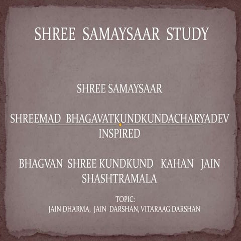 SAMAYSAAR DARSHAN STUDY