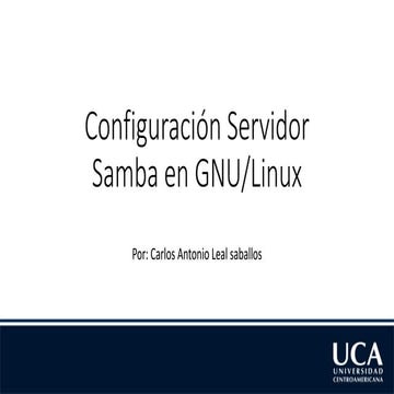 Samba en Centos 7