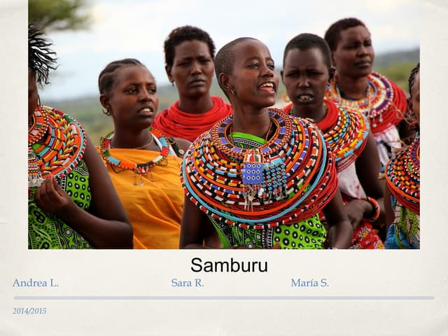Samburu 1º C, María S., Sara R. And...
