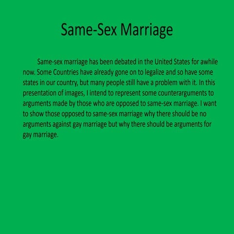 Same sex marriage-powerpoint[1]