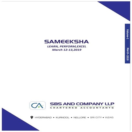 Sameeksha # volume 01 march 2019