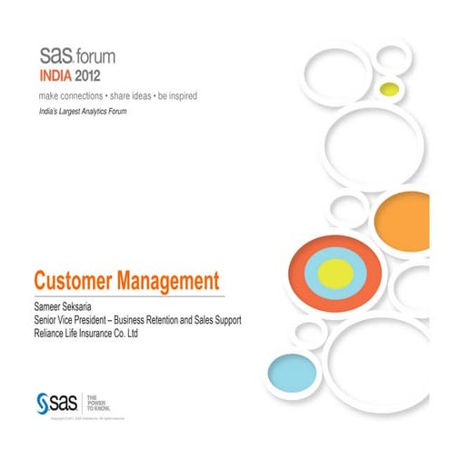 Customer Management in Life Insurance