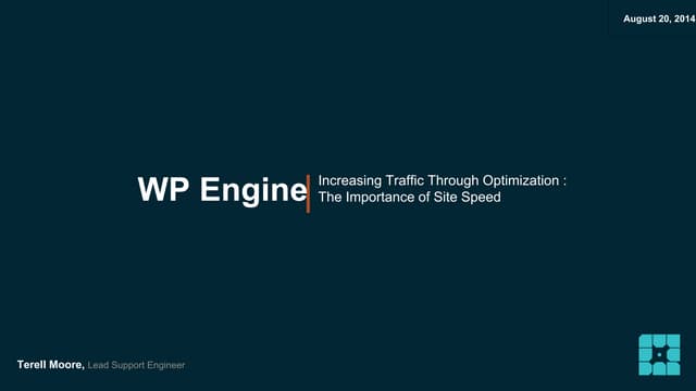 Increasing Traffic Through Optimization : The Importance of Site Speed