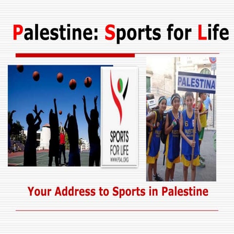Next Step 2014 presentation by Sameh Masri from Palestine: Sports for Life