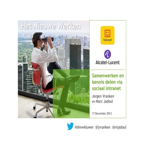 Samenwerken en Kennis Delen (Kluwer 2013)