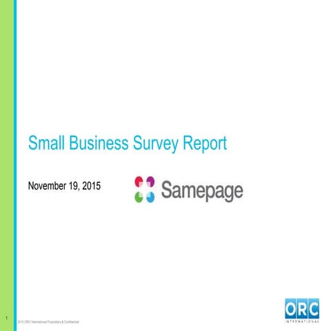 Samepage Survey: Collaboration Apps Create New Challenges for SMBs