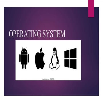 OPERATING SYSTEM | PPTX | Operating Systems | Computer Software and ...