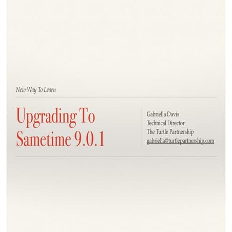 Upgrading to Sametime 9.0.1