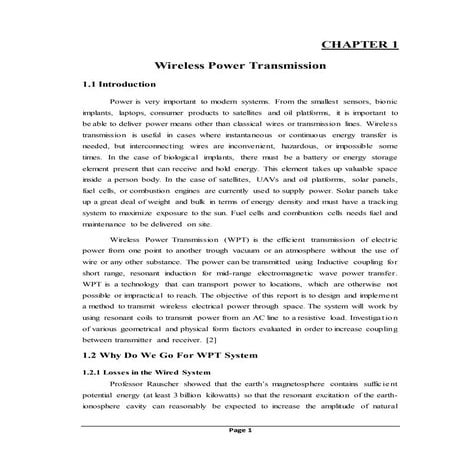 Wireless power transmission wpt Saminor report final