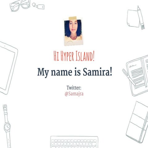 Samira mchater at hyper island