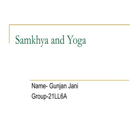 samkhya and yoga.ppt