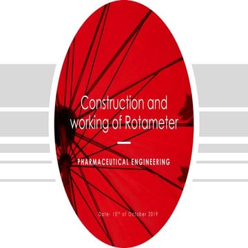 ROTAMETER: ITS CONSTRUCTION AND WORKING