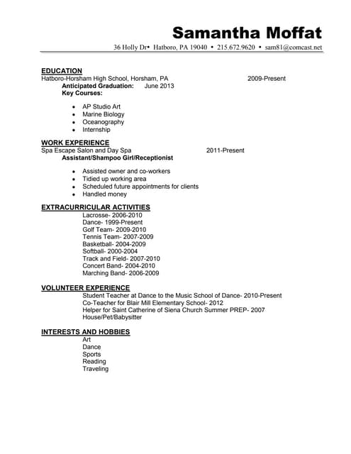 Resume for pathways | DOCX